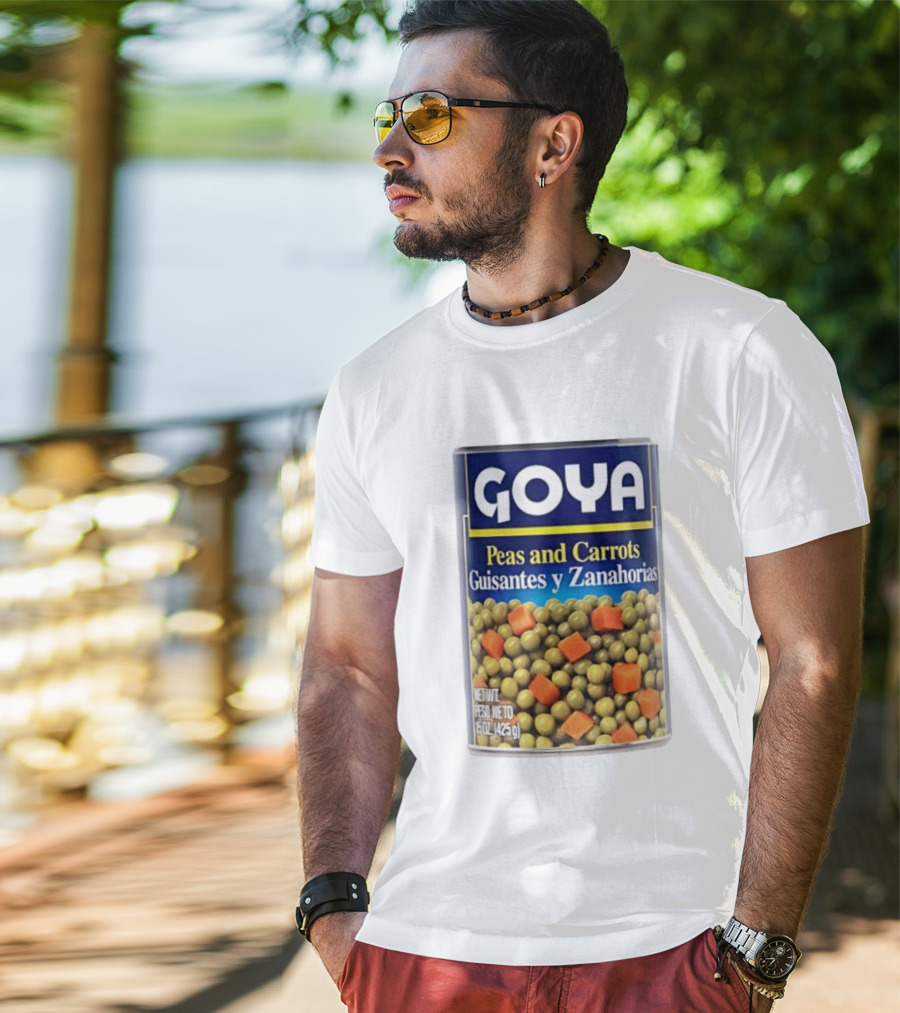 Goya Peas And Carrots Guisantes Y Zanahorias 15 Oz 425 G Canned Vegetable Mix T-Shirt