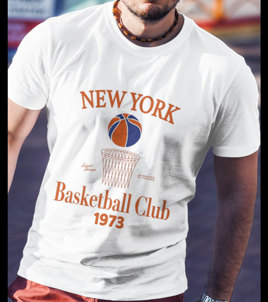New York Basketball Club 1973 Loyal Hoops 48 Minutes Of The Soul T-Shirt
