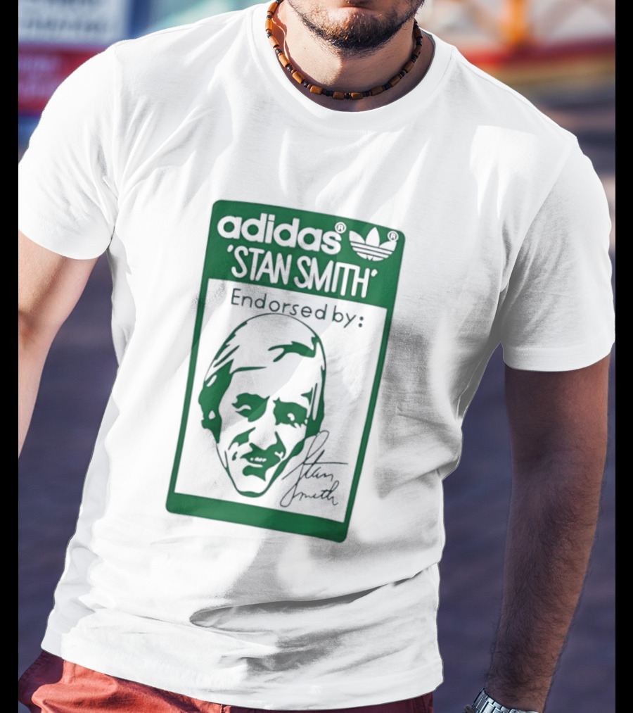 Adidas Stan Smith Endorsed Logo Green T-Shirt