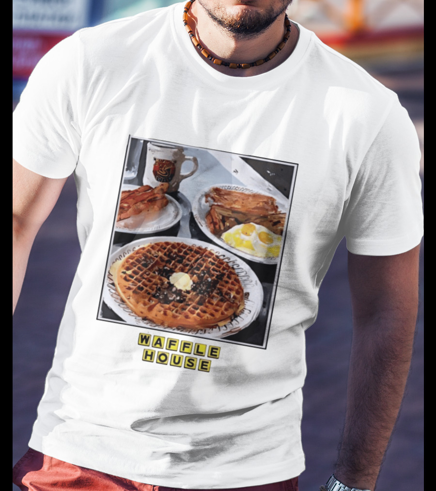 Onward Reserve Waffle House Breakfast Waffle Eggs Bacon T-Shirt
