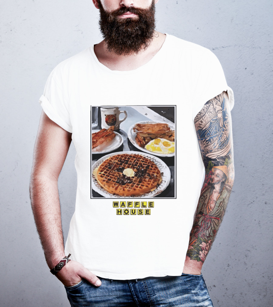 Onward Reserve Waffle House Breakfast Waffle Eggs Bacon T-Shirt