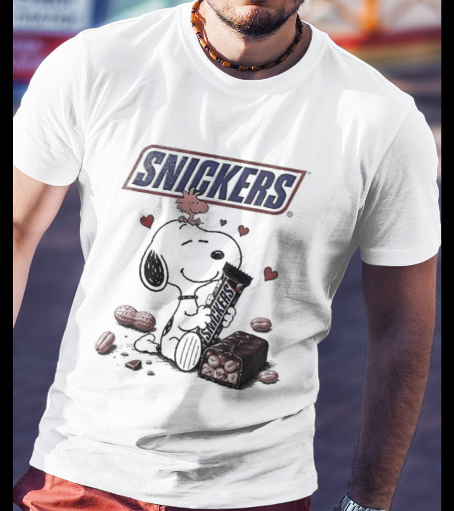 Peanuts Snoopy Woodstock Snickers You're Not You When Hungry T-Shirt