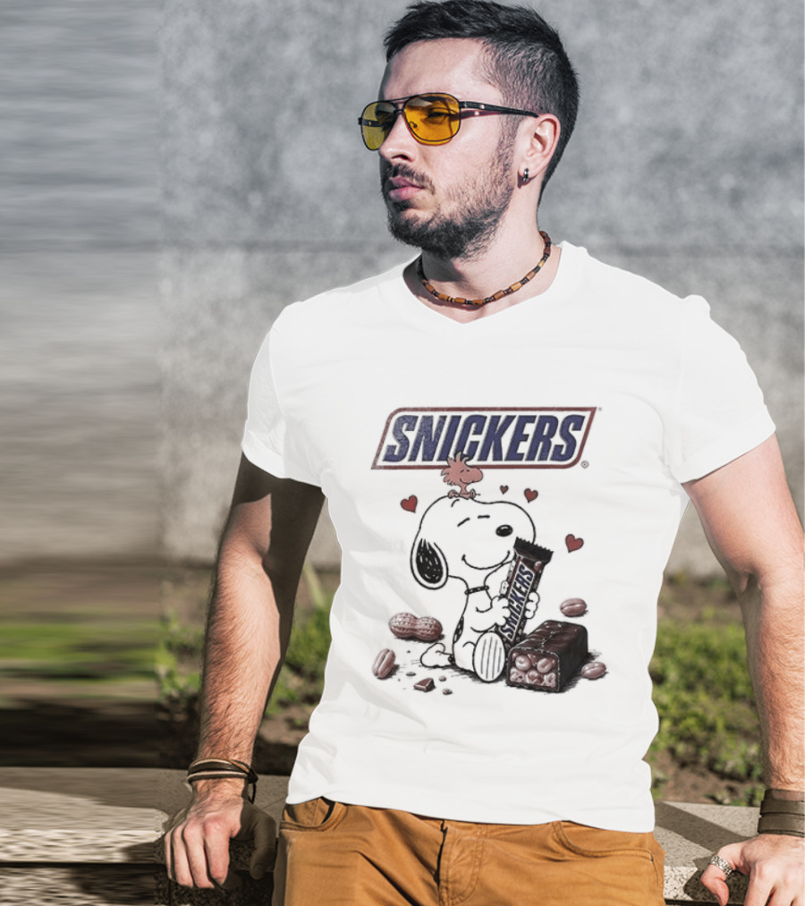 Peanuts Snoopy Woodstock Snickers You're Not You When Hungry T-Shirt
