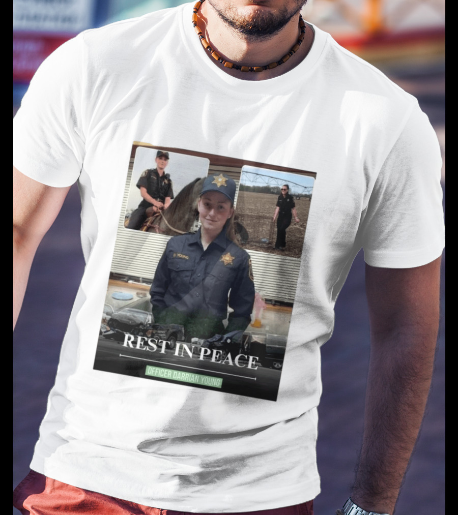 Rest In Peace Officer D. Young Memorial T-Shirt