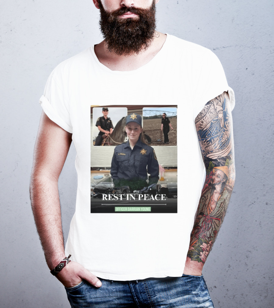 Rest In Peace Officer D. Young Memorial T-Shirt