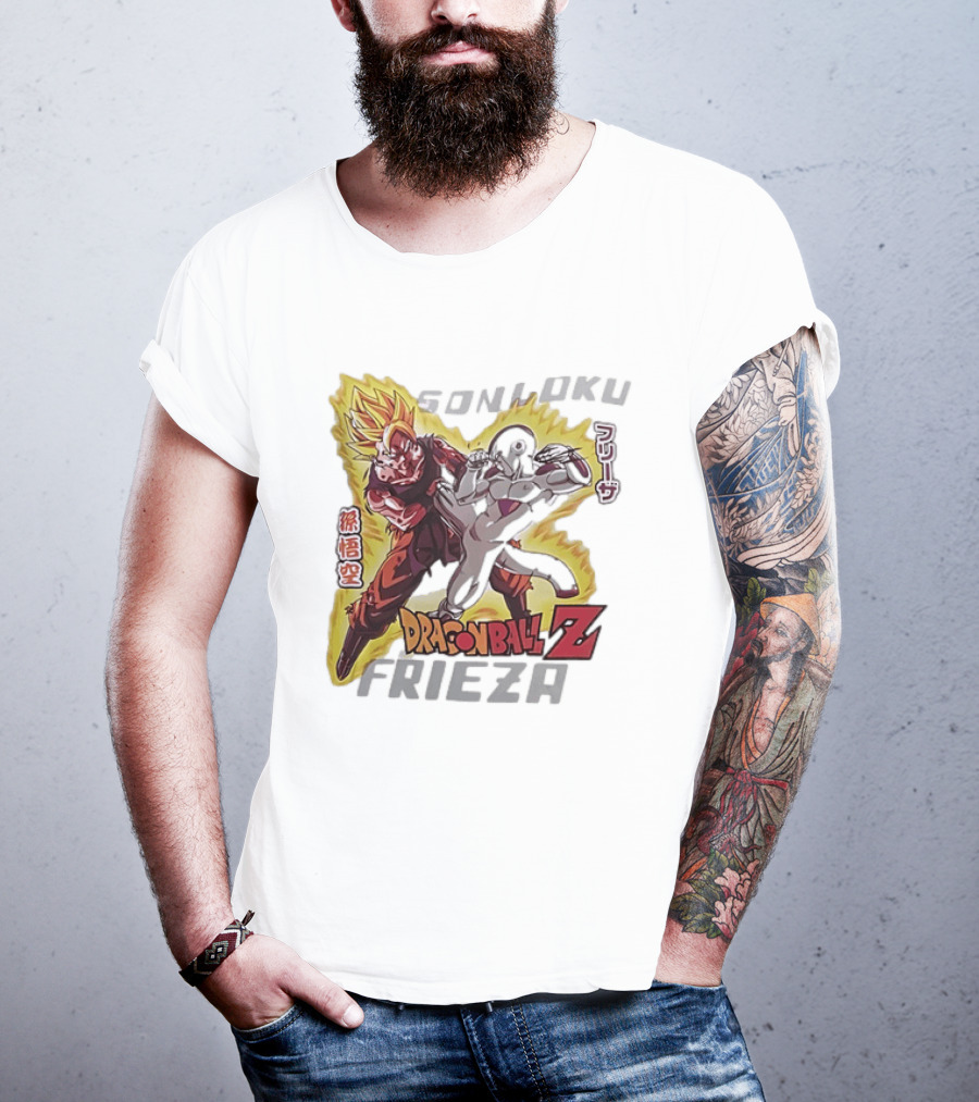 Son Goku Frieza Dragon Ball Z Anime Showdown T-Shirt
