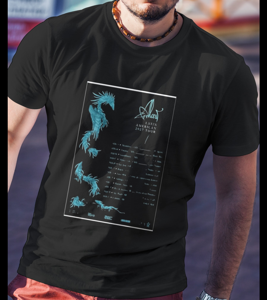 Alcest Latin American Tour 2027 Dates And Locations With Mythical Dragon T-Shirt