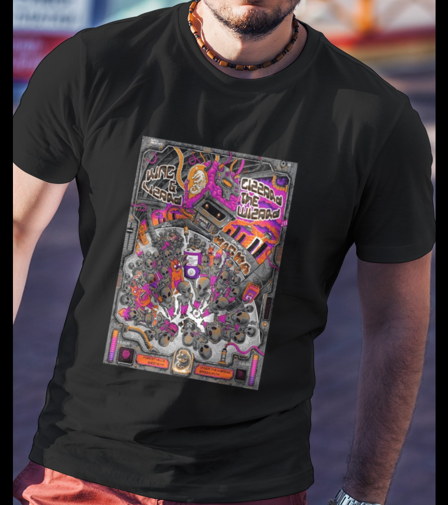 King Gizzard & The Lizard Wizard Aug 22 2026 Forest Hills Stadium Queens New York Tour Under The Bridge Brooklyn T-Shirt
