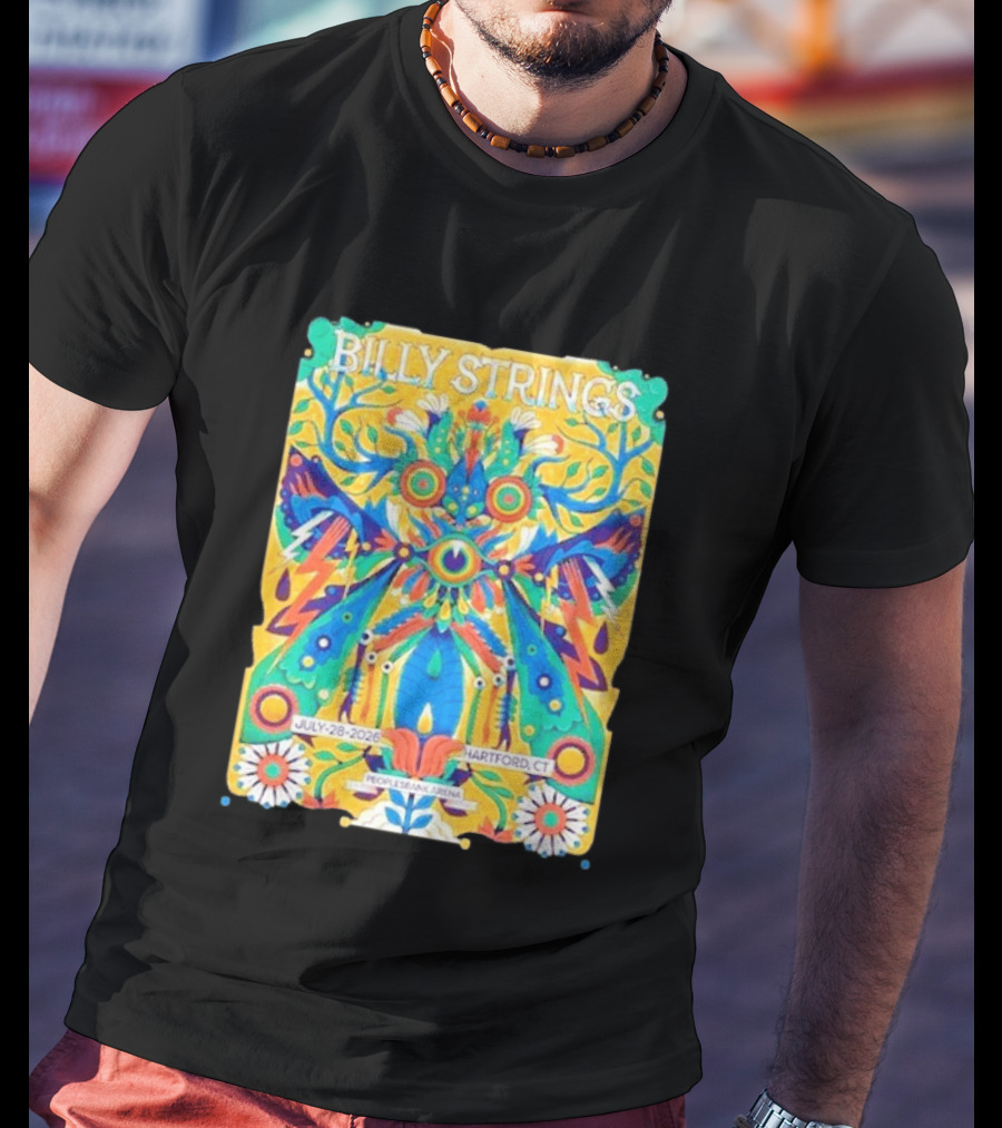 Billy Strings PeoplesBank Arena Hartford CT July 28 2026 T-Shirt