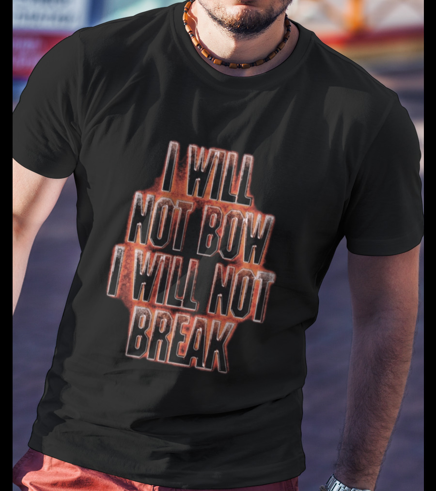Breaking Benjamin Merchandise I Will Not Bow I Will Not Break T-Shirt