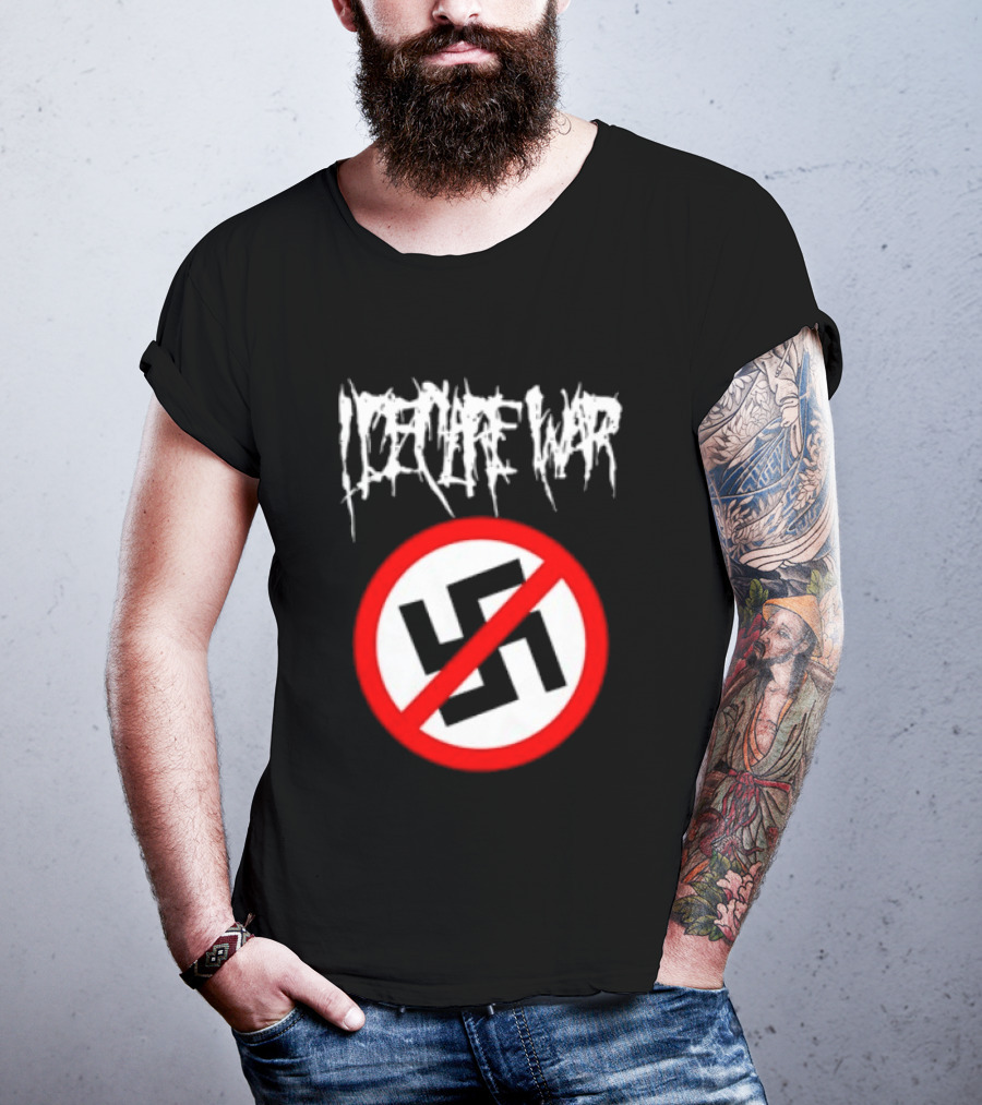 I Declare War Anti Nazi Symbol Graphic Merchnow Collection T-Shirt