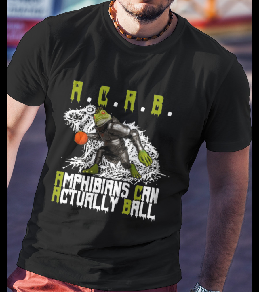 Firehouse 666 Store Acab Amphibians Can Actually Ball Frog Mallet T-Shirt