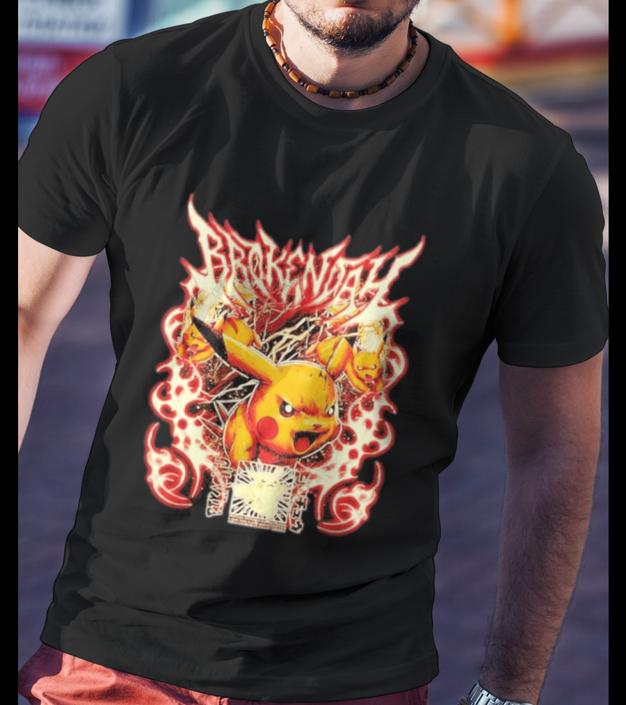 Brokendah High Voltage Pikachu Pokémon Electric Burst T-Shirt