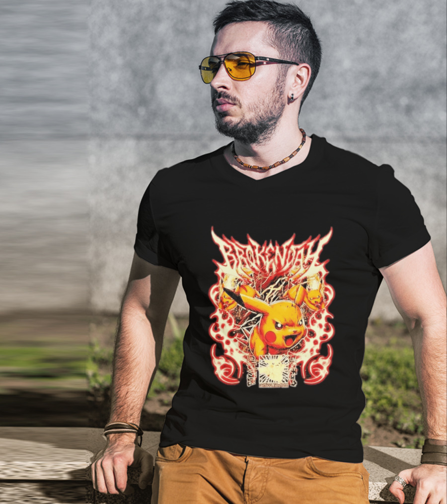 Brokendah High Voltage Pikachu Pokémon Electric Burst T-Shirt