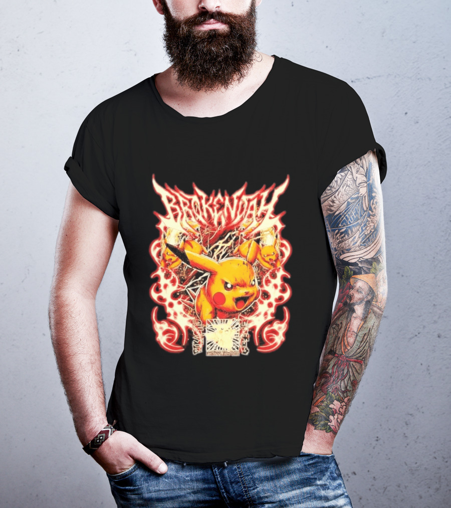 Brokendah High Voltage Pikachu Pokémon Electric Burst T-Shirt