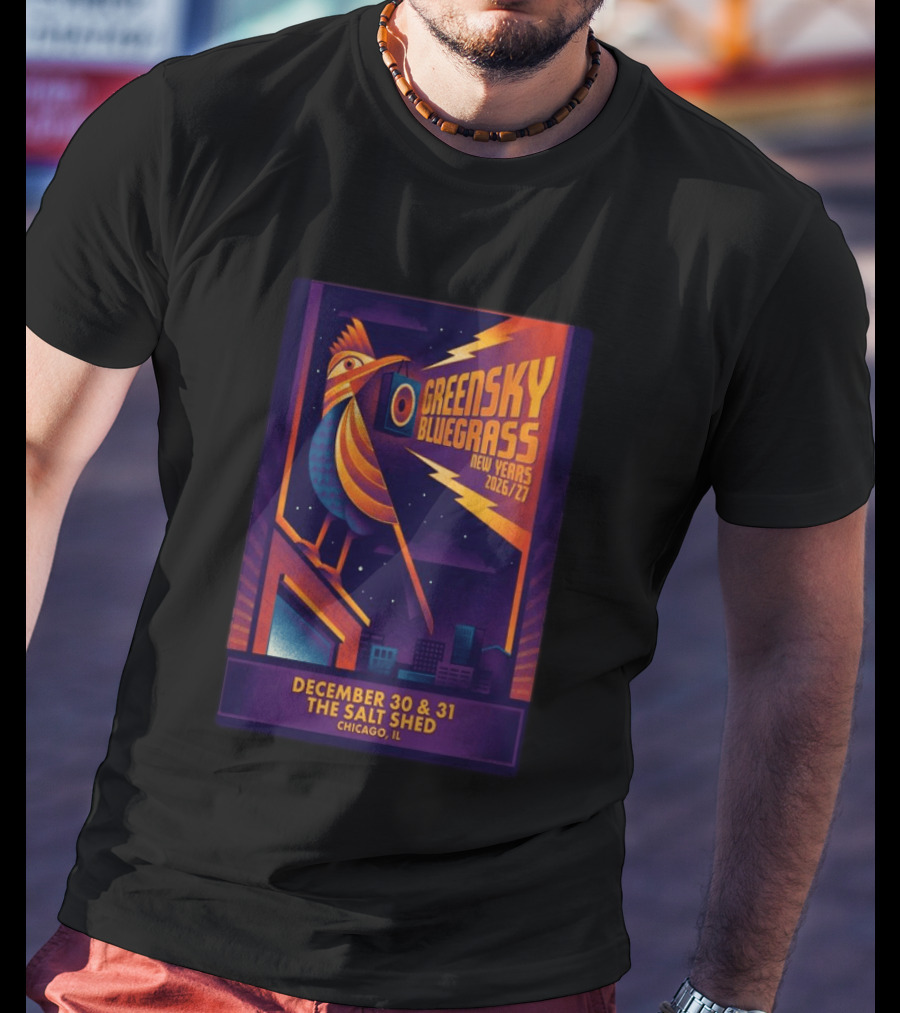 GreenSky Bluegrass New Years 2026/27 December 30 & 31 The Salt Shed Chicago IL T-Shirt