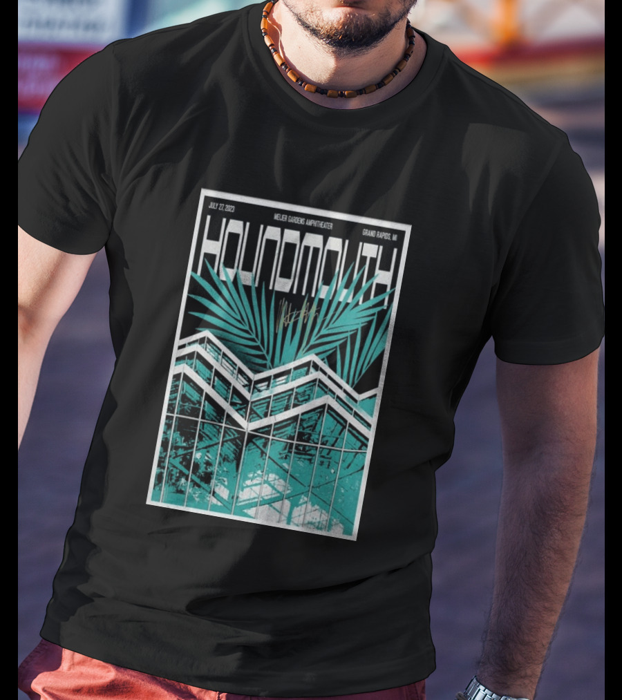 Houndmouth Meijer Gardens Amphitheater Grand Rapids July 27 2023 T-Shirt