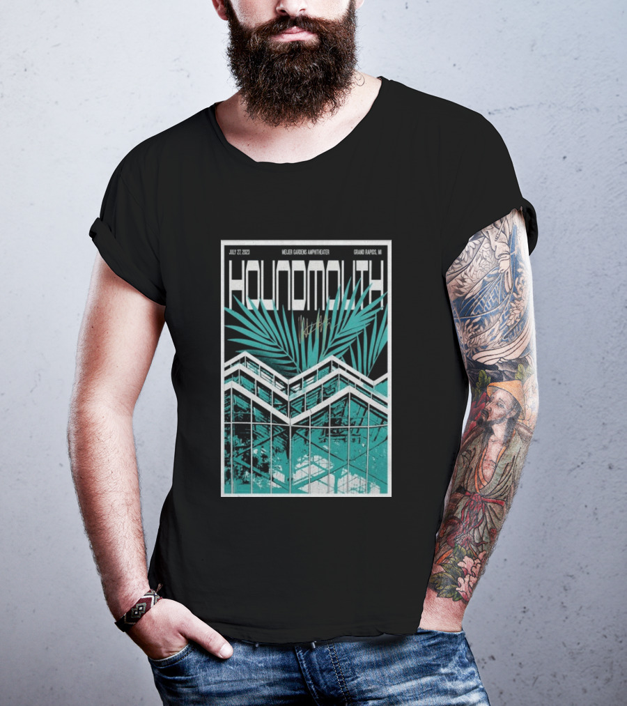 Houndmouth Meijer Gardens Amphitheater Grand Rapids July 27 2023 T-Shirt
