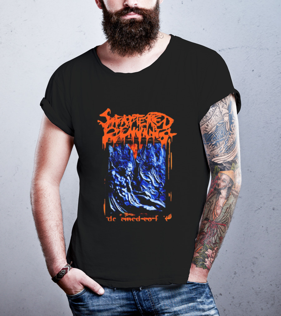 Scattered Remnants Destined To Fail Death Metal Album Cover T-Shirt