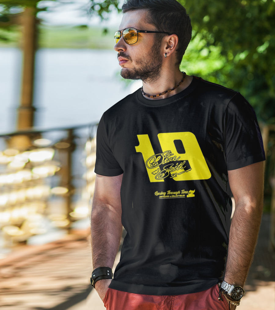 Steve Smith Sr 19 Racing Through Time Antiques Collectibles T-Shirt