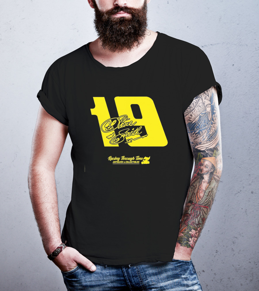 Steve Smith Sr 19 Racing Through Time Antiques Collectibles T-Shirt