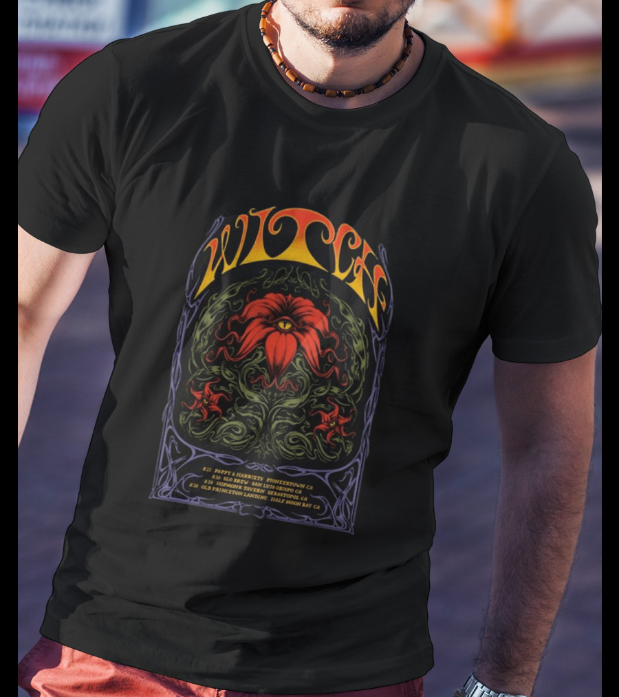 Witch California 2026 Tour Pioneertown San Luis Obispo Sebastopol Half Moon Bay T-Shirt