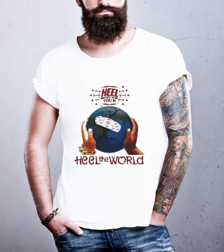 Westside Gunn Heel The World Tour Griselda Bandaged Earth And Hands T-Shirt