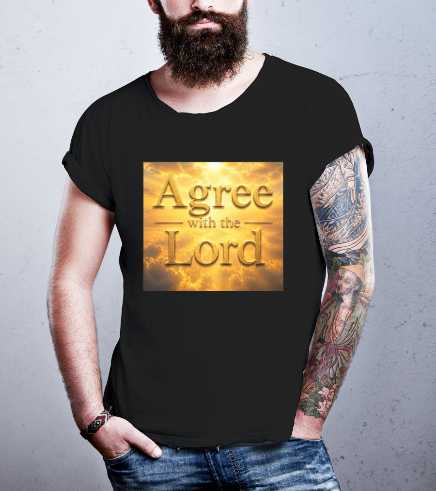 Agree With The Lord Golden Cloudy Sky T-Shirt