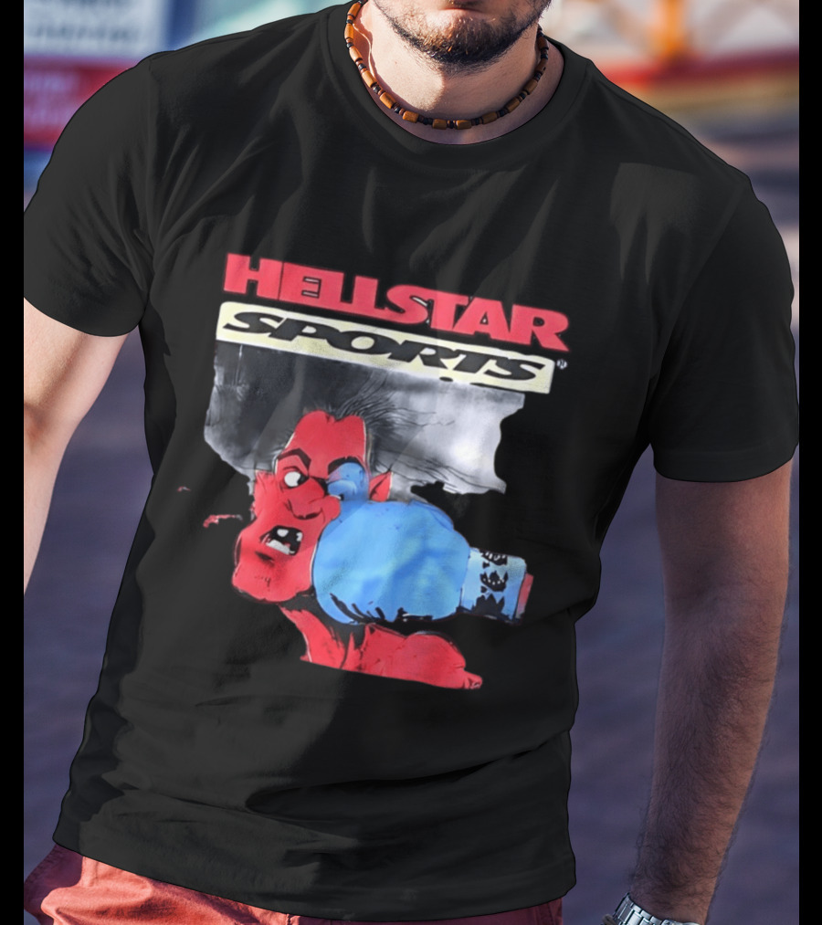 Hellstar Sports Boxing Comic Urban Streetwear T-Shirt