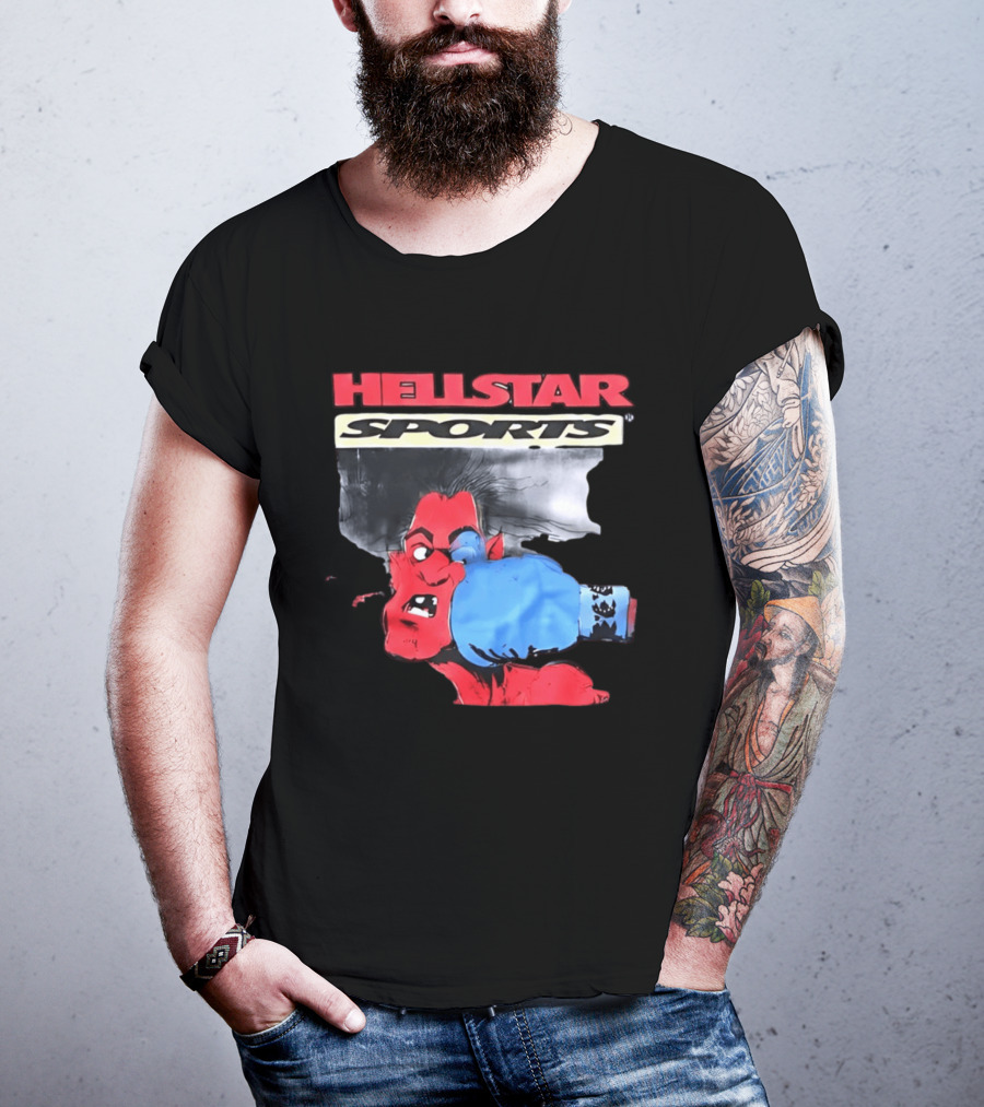 Hellstar Sports Boxing Comic Urban Streetwear T-Shirt