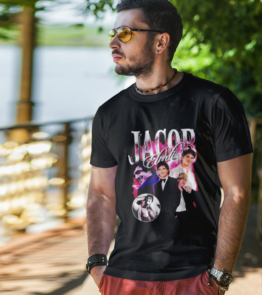 Jacob Elordi Collage Joker Suit Hat Aesthetic T-Shirt