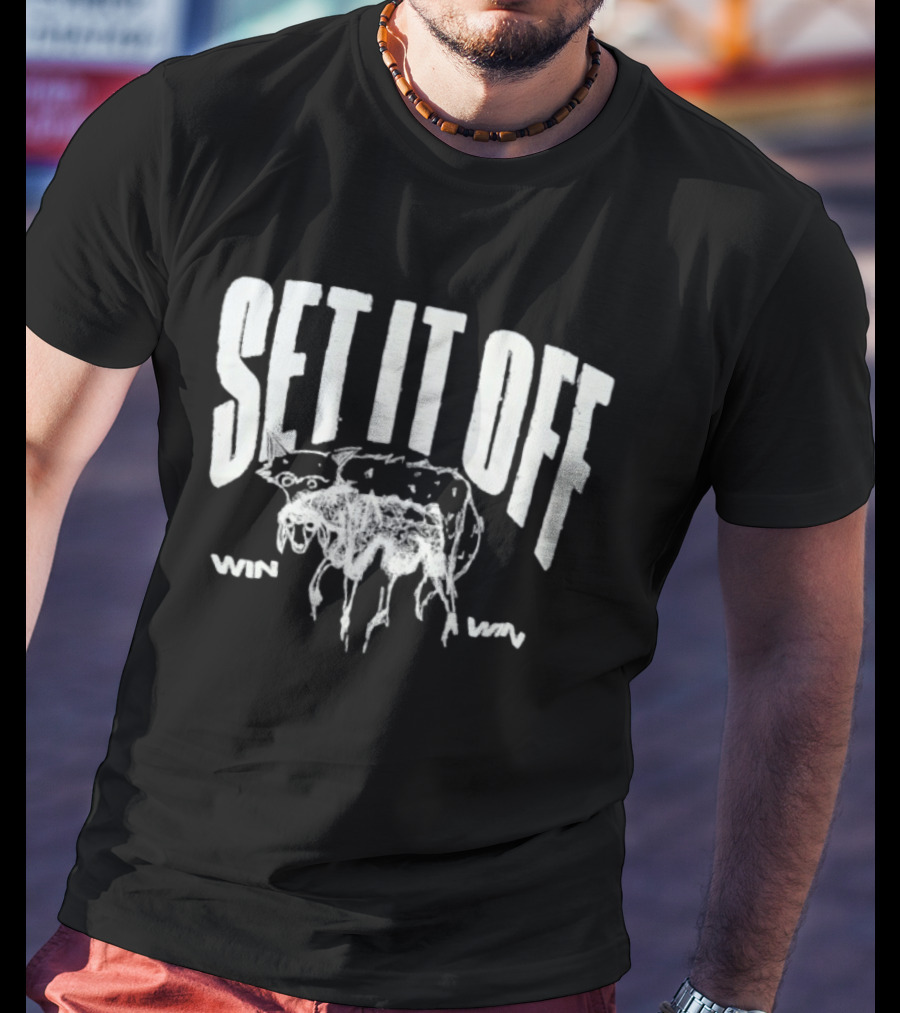 Set It Off Win Win Goat Sketch T-Shirt