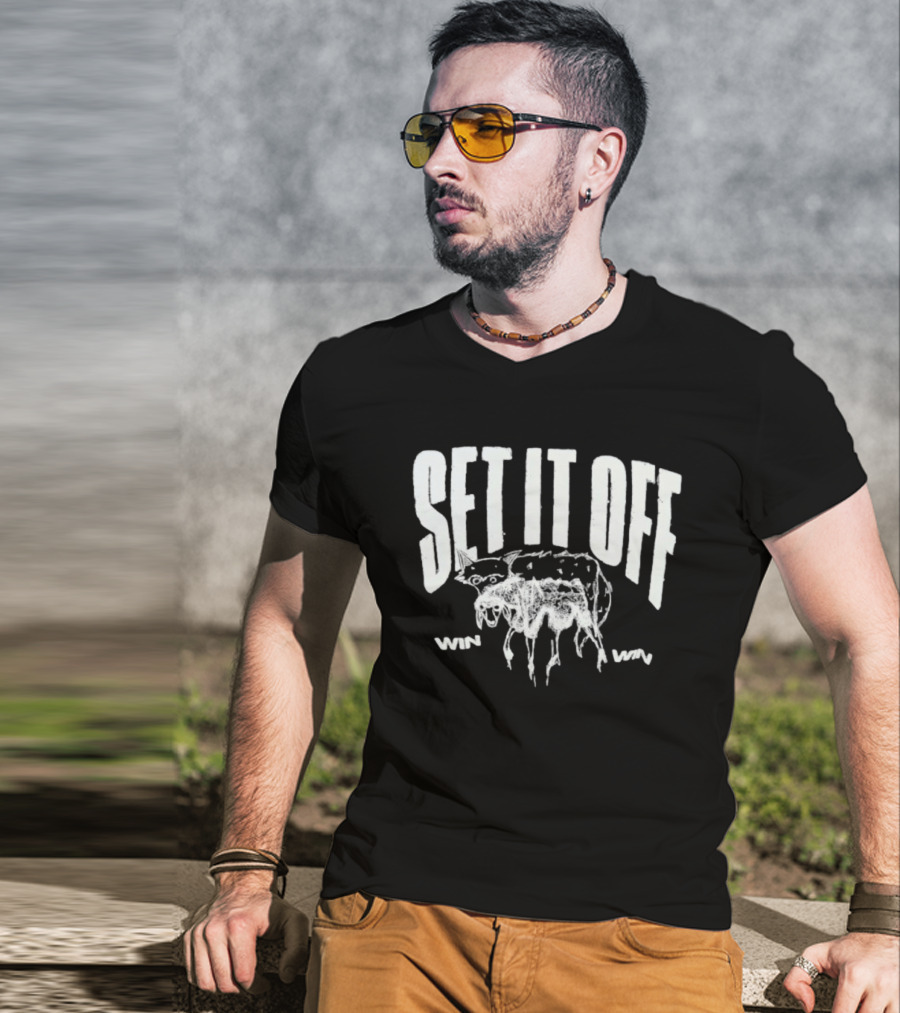 Set It Off Win Win Goat Sketch T-Shirt