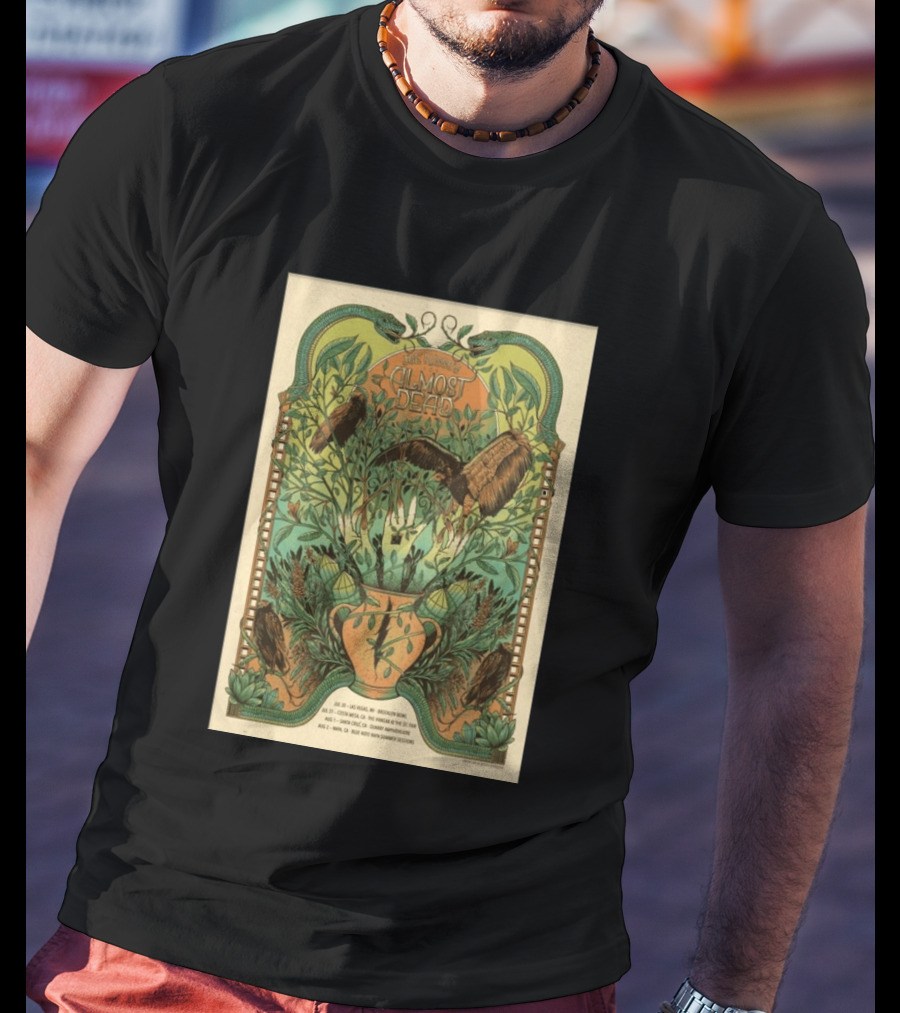 Joe Russo's Almost Dead 2026 Summer Tour Las Vegas Asheville Santa Cruz Denver T-Shirt