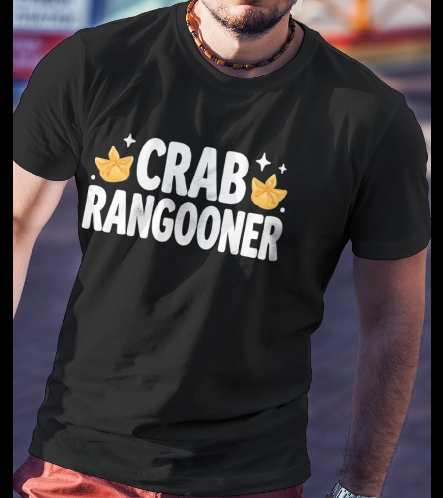 Crab Rangooner Chinese Food Appetizer Fun Novelty T-Shirt
