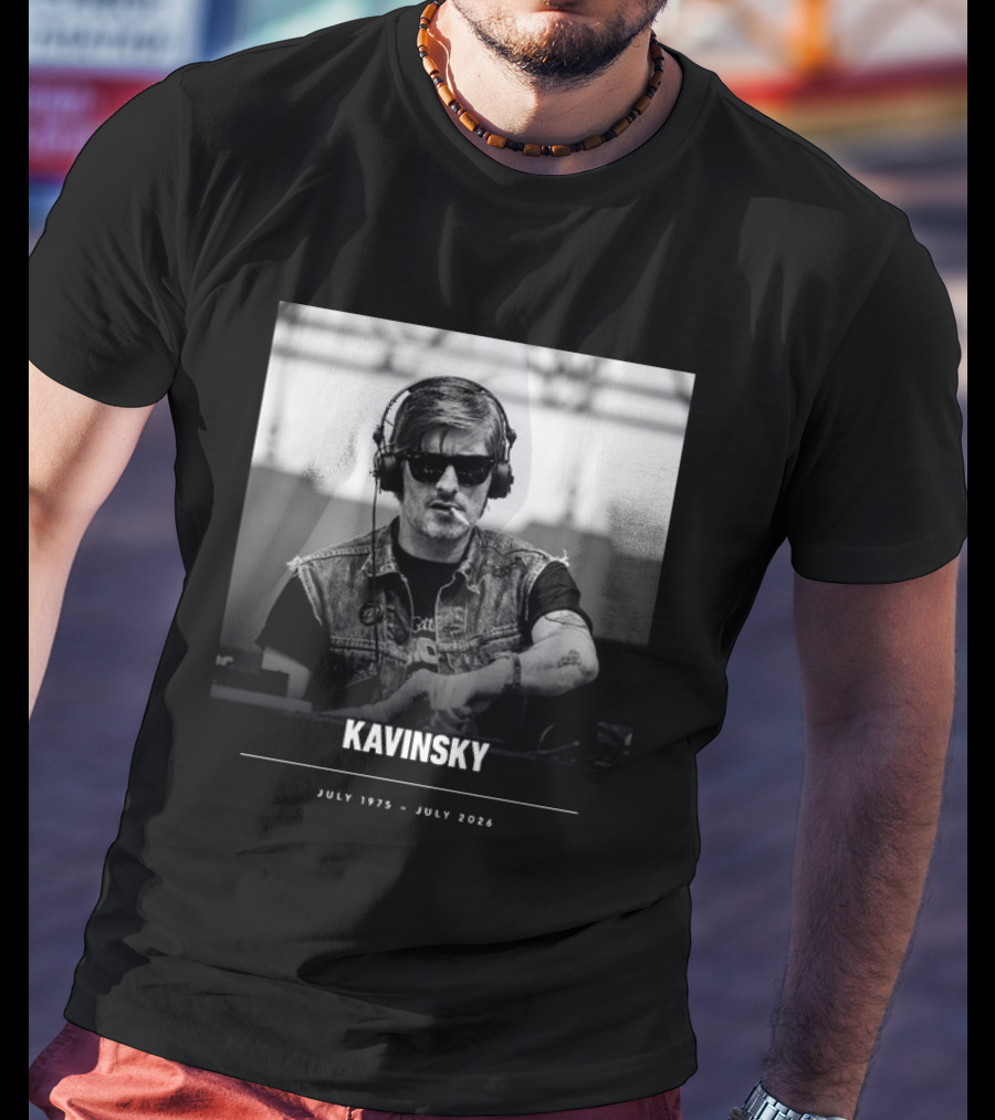 Kavinsky July 1975 July 2026 Retro DJ T-Shirt