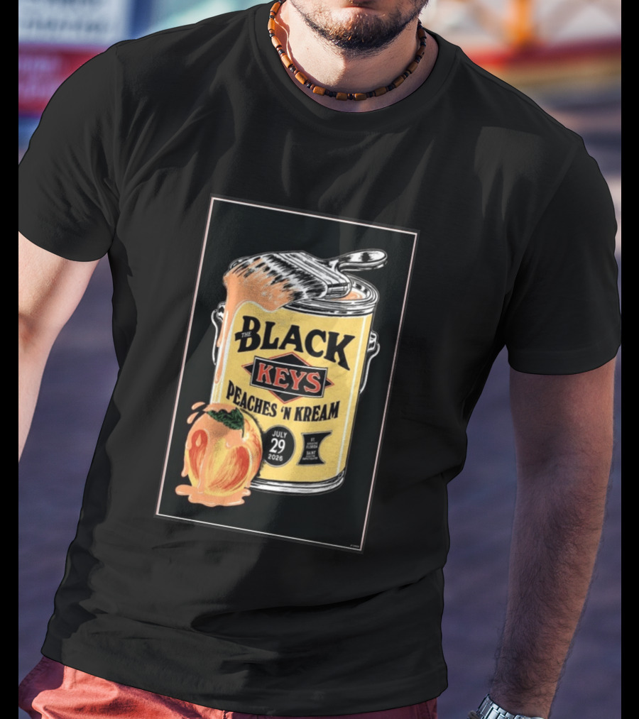 The Black Keys Peaches 'N Kream July 29 2026 St. Augustine Florida T-Shirt