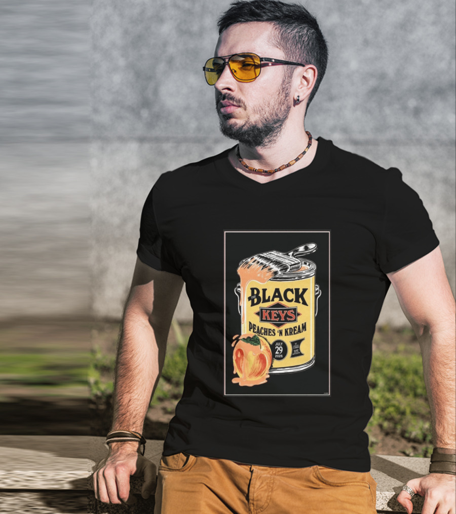 The Black Keys Peaches 'N Kream July 29 2026 St. Augustine Florida T-Shirt