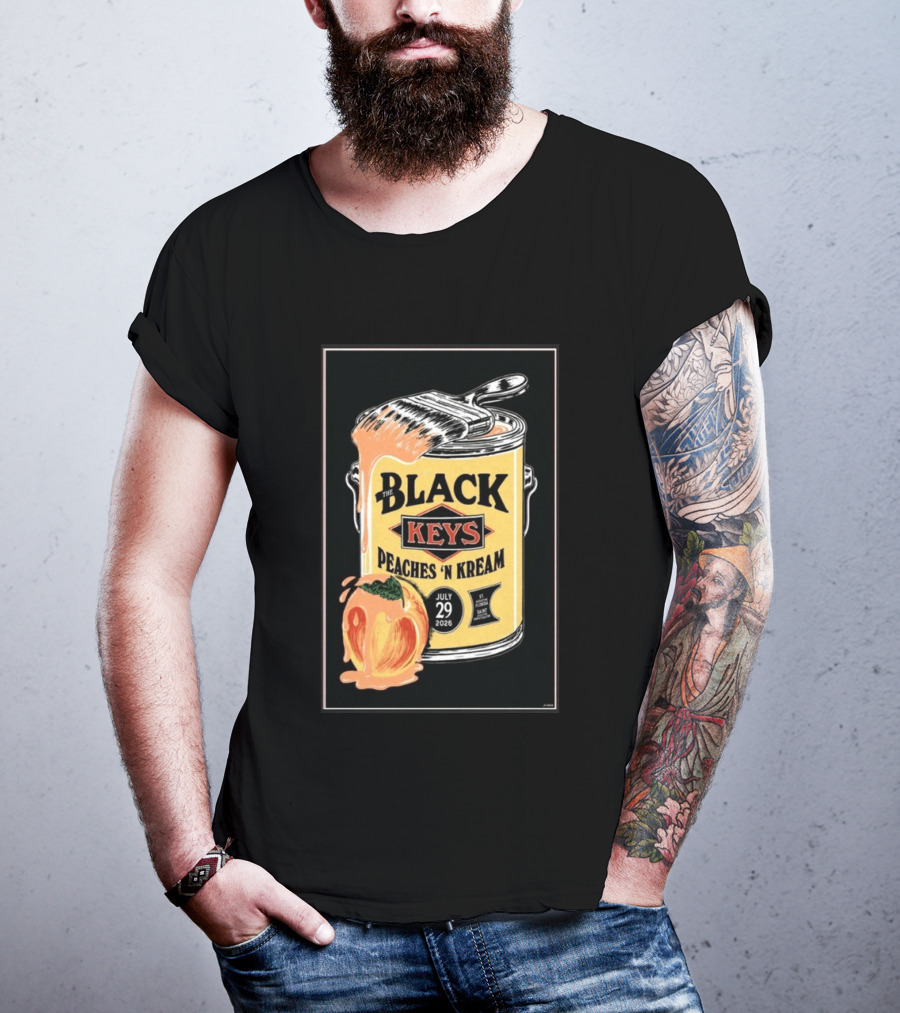 The Black Keys Peaches 'N Kream July 29 2026 St. Augustine Florida T-Shirt