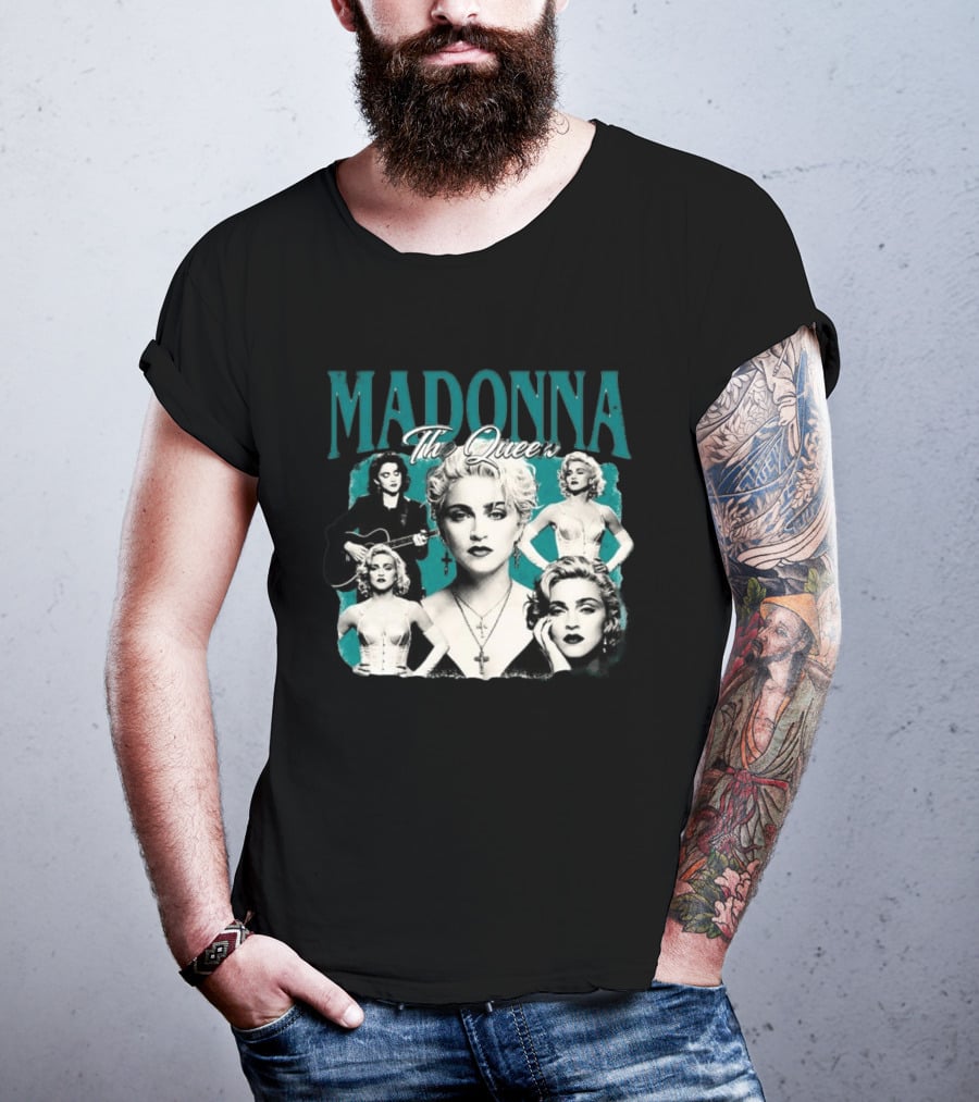 Madonna The Queen Iconic 90s Music Legend T-Shirt