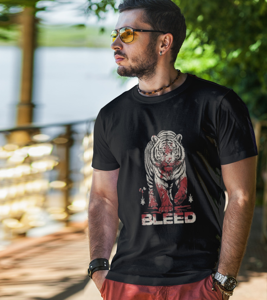 Milestone Store The Amity Affliction White Tiger Blood Bleed T-Shirt