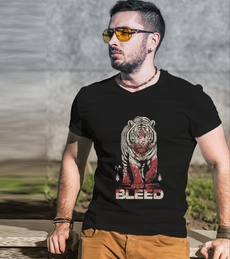 Milestone Store The Amity Affliction White Tiger Blood Bleed T-Shirt