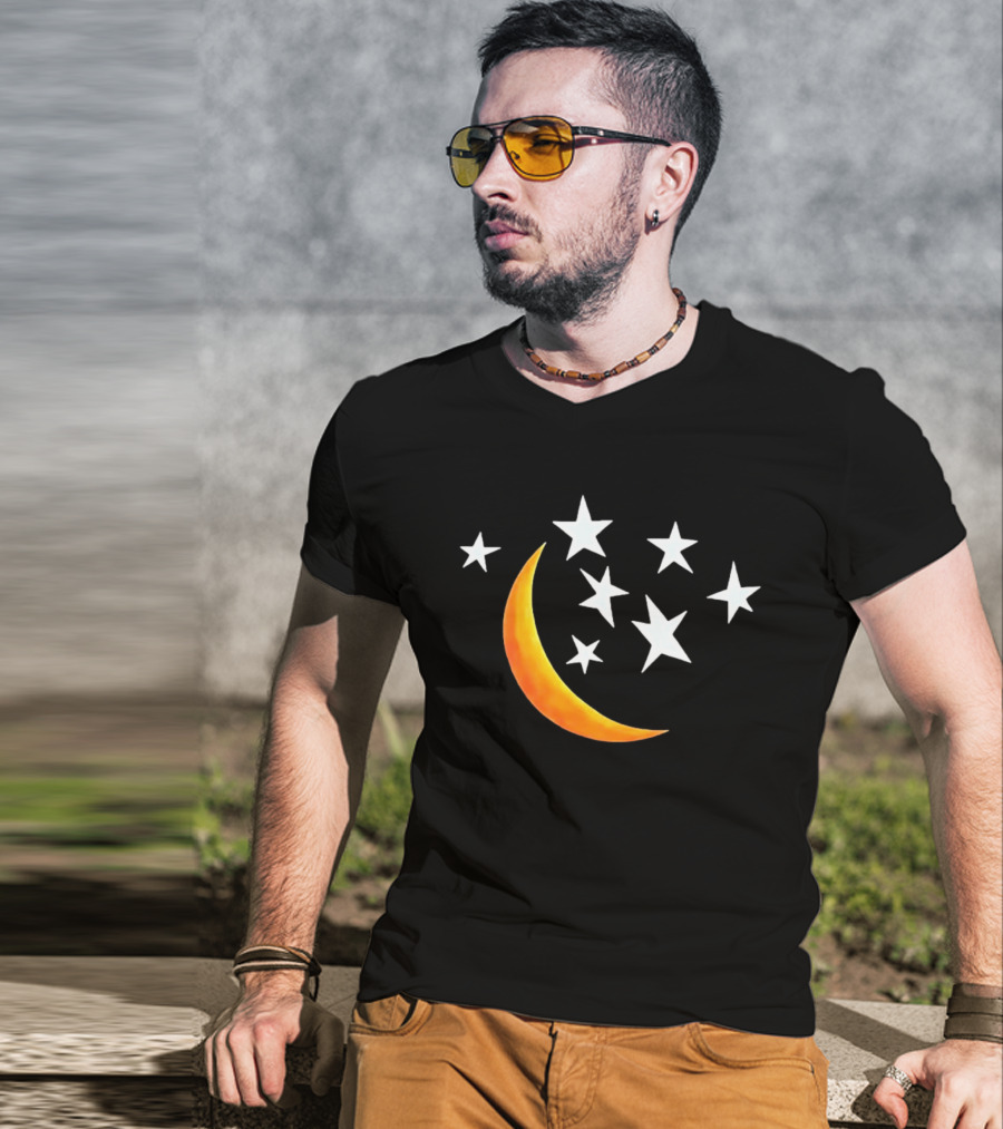 Netflix Here The Whole Time Stars And Moon Miguel Lallo Felipe T-Shirt