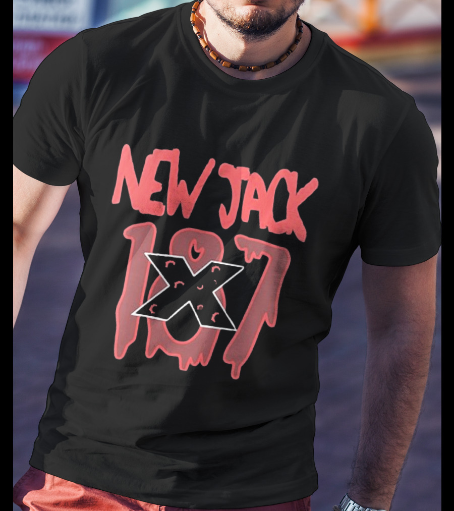 New Jack 187 X Graphic Red Drip T-Shirt