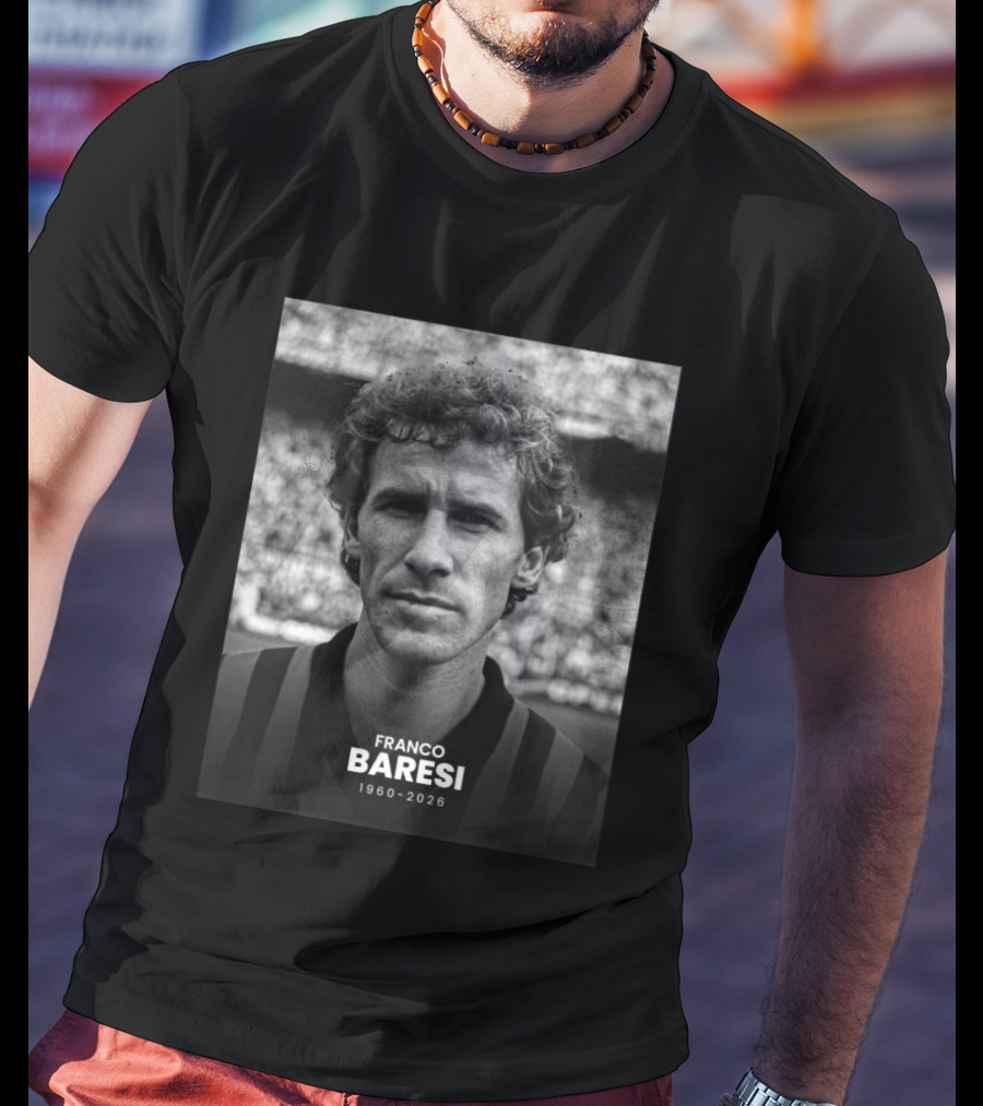 Franco Baresi 1960 2026 Football Legend T-Shirt
