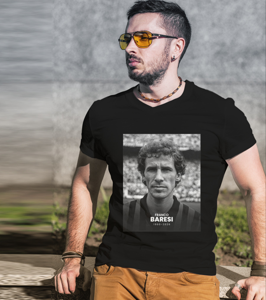 Franco Baresi 1960 2026 Football Legend T-Shirt