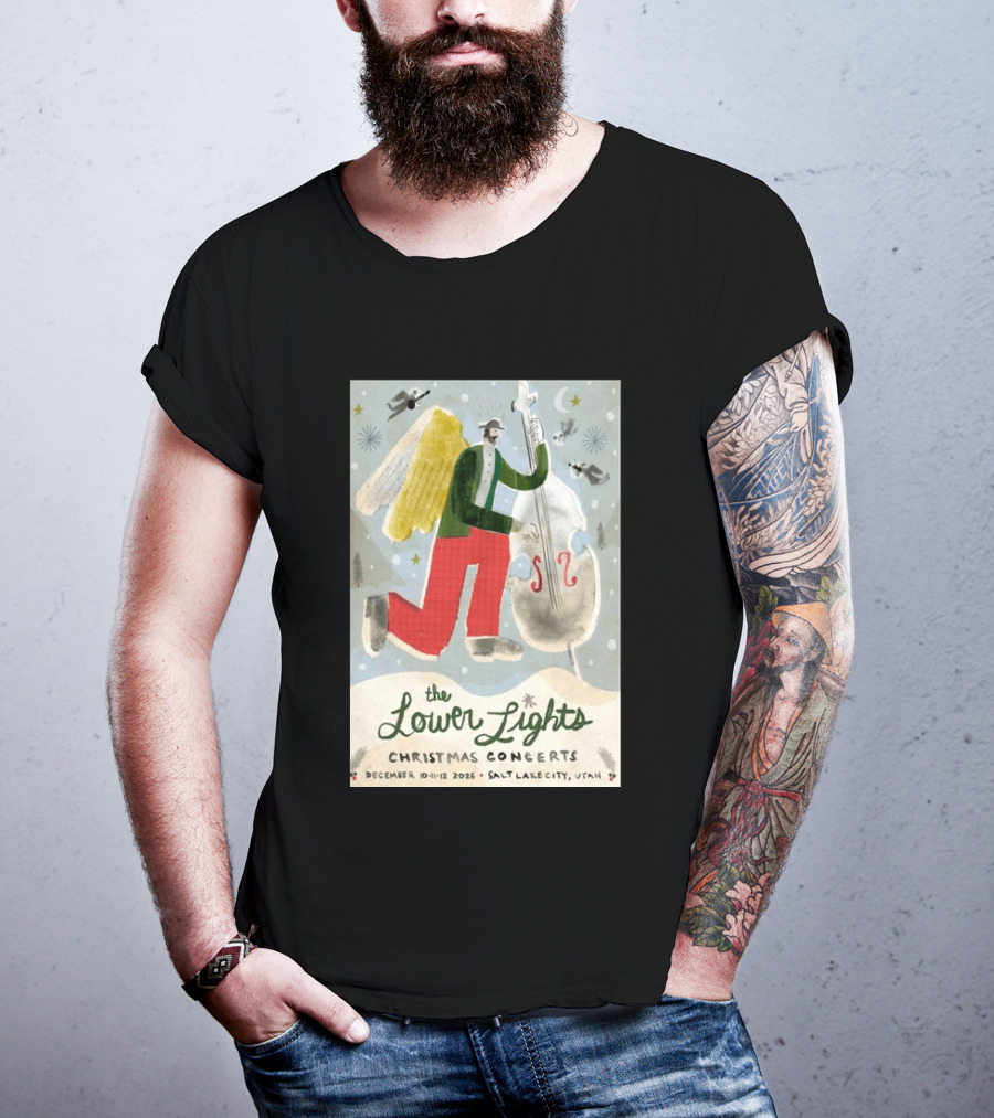 The Lower Lights Christmas Concerts December 10 11 12 2026 Salt Lake City Utah Angel T-Shirt
