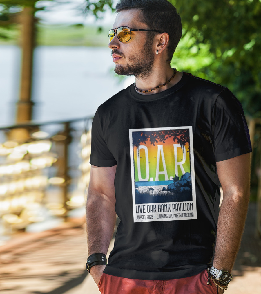 O.A.R. Live Oak Bank Pavilion July 30 2026 Wilmington North Carolina T-Shirt