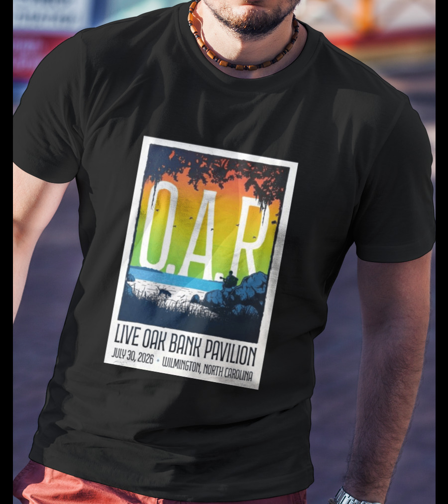 O.A.R. Live Oak Bank Pavilion July 30 2026 Wilmington North Carolina T-Shirt