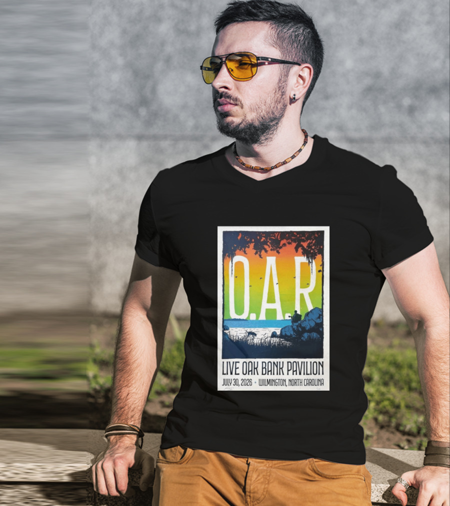 O.A.R. Live Oak Bank Pavilion July 30 2026 Wilmington North Carolina T-Shirt
